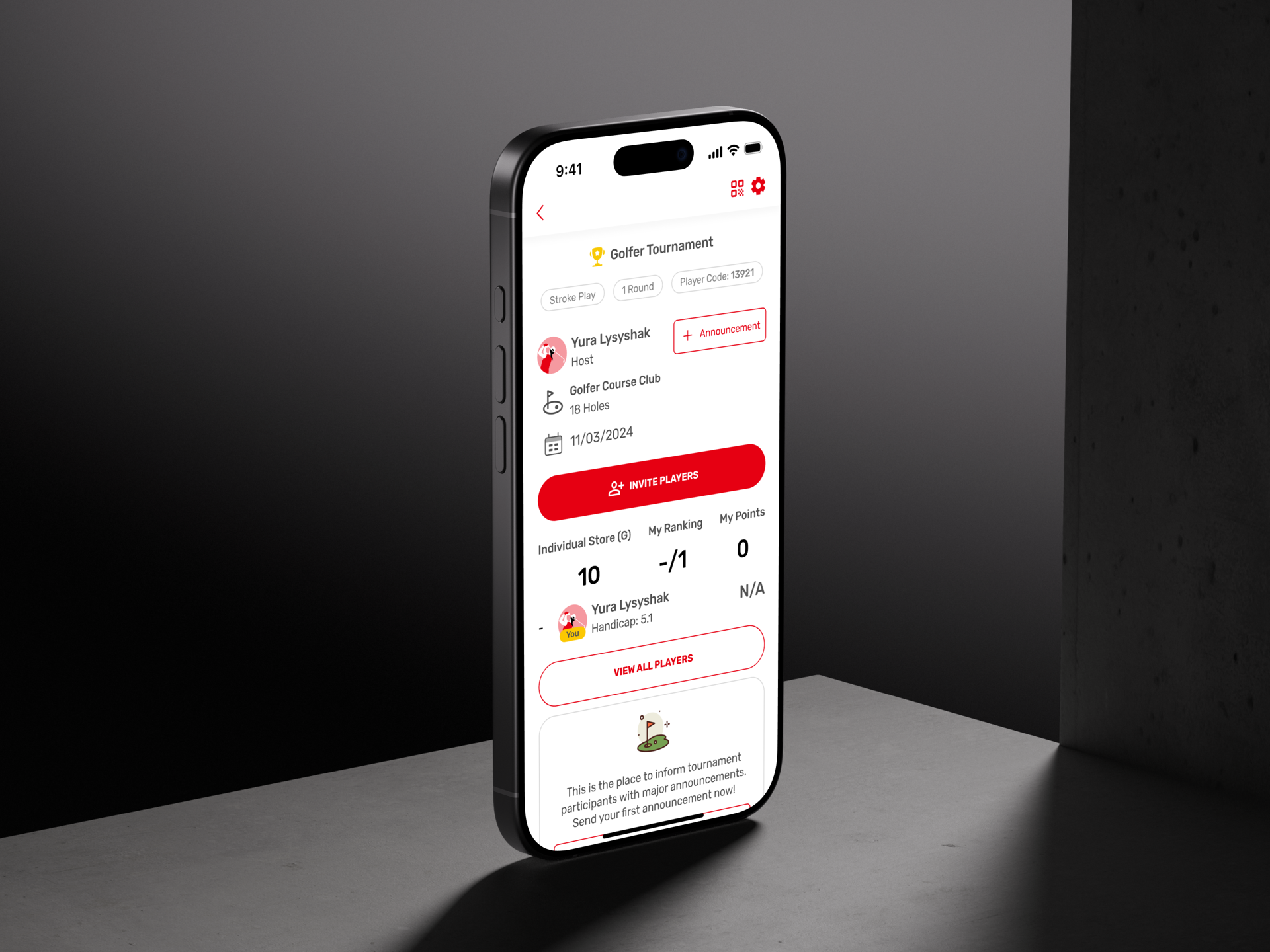 Golfer — Where Golf Tournaments Come Together screenshot 5