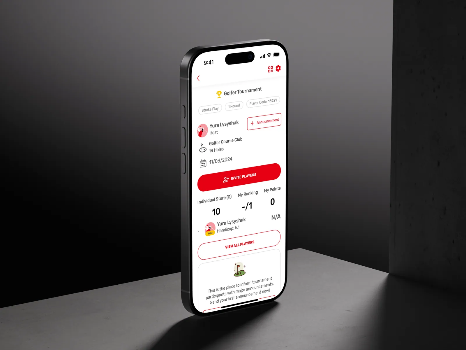 Golfer — Where Golf Tournaments Come Together screenshot 5