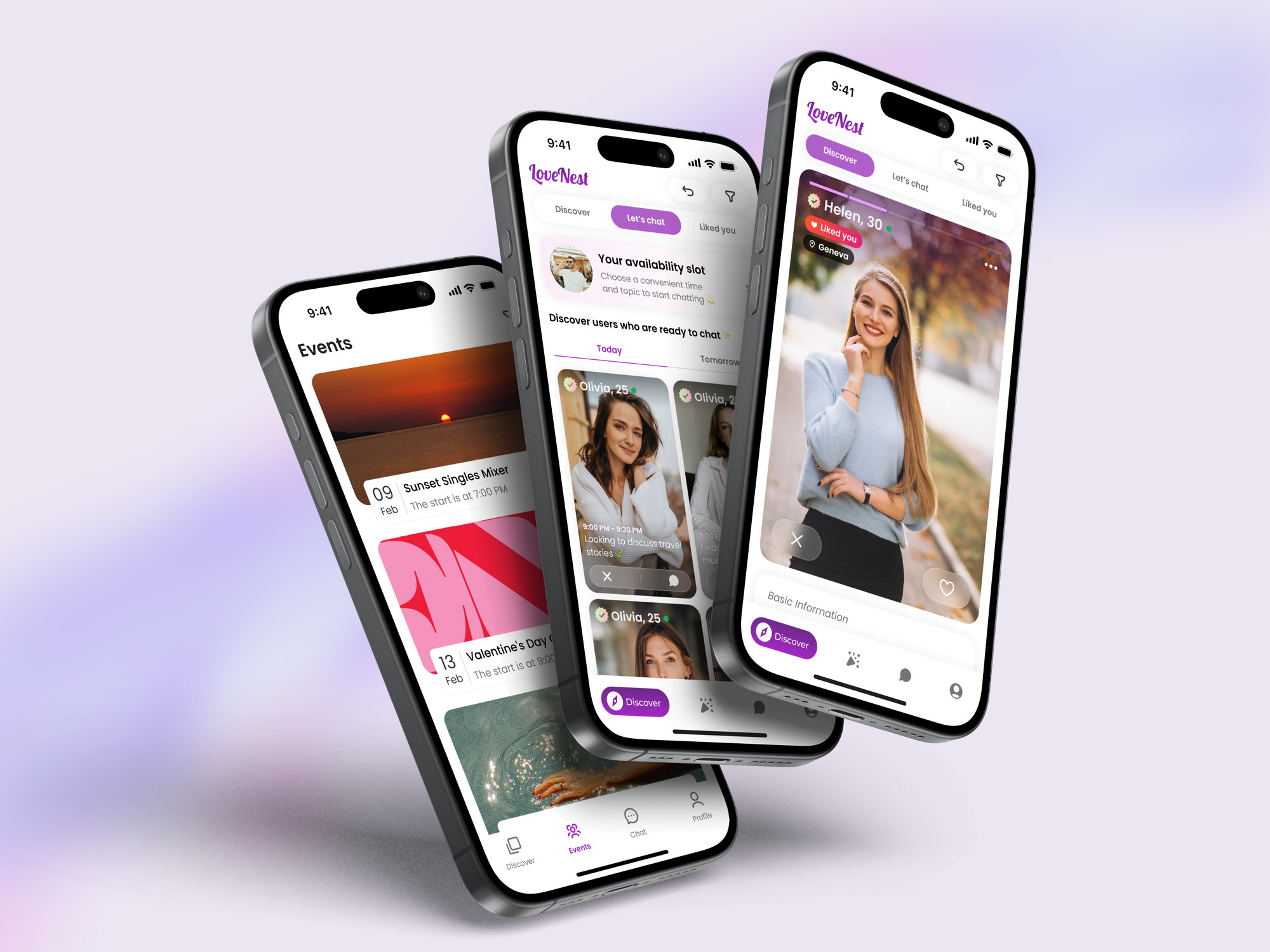 LoveNest mobile app